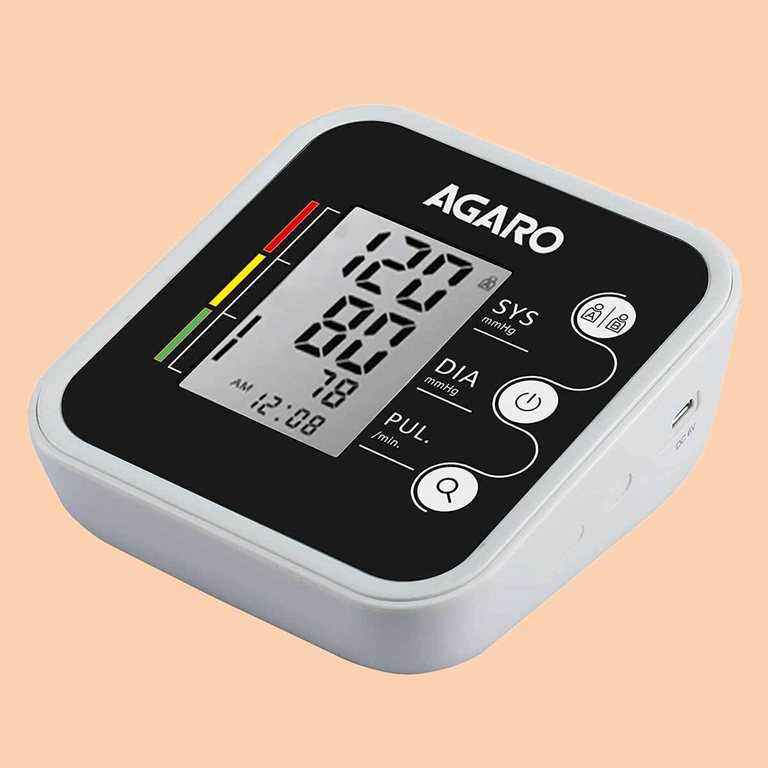 AGARO Automatic Digital Blood Pressure Monitor (Includes Carry Bag & Batteries)/ bp-501 Bp Monitor - AGARO : Flipkart.com