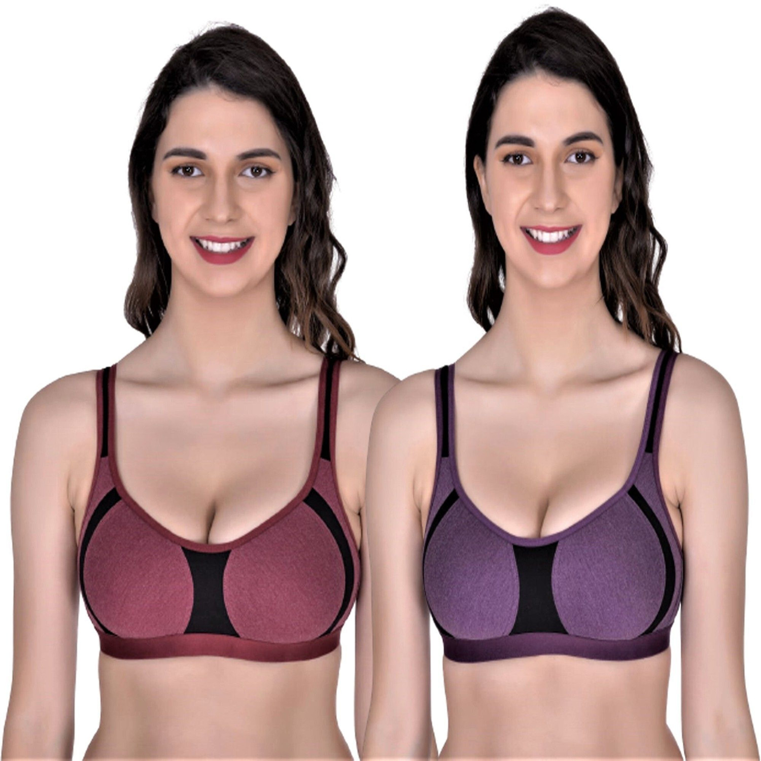 Image of GITLERA Women Everyday Non Padded Bra (Multicolor)