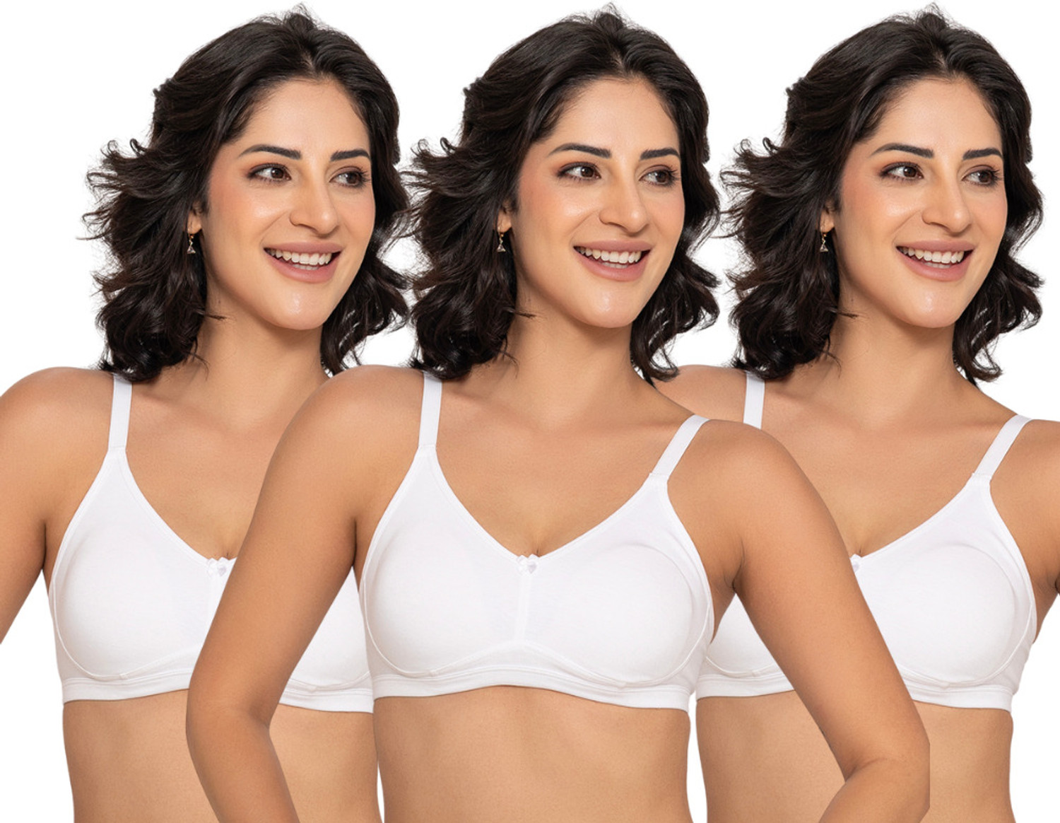 Image of VAN HEUSEN Women Full Coverage Non Padded Bra (Beige)