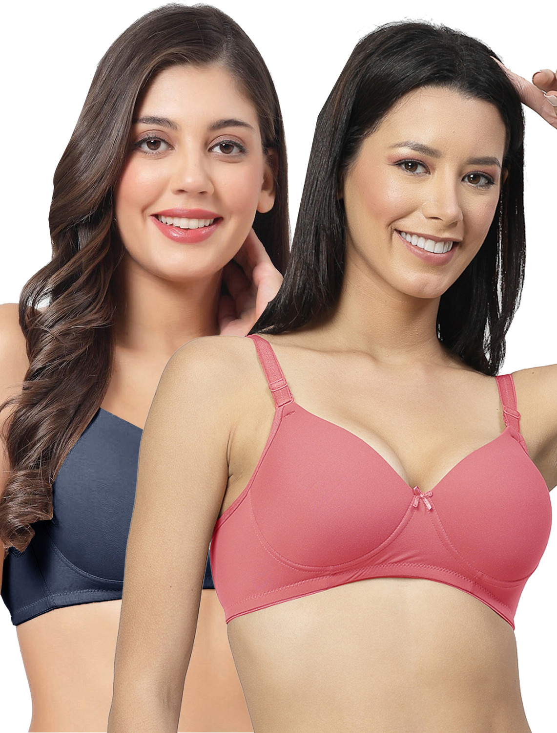 Image of Shyam Sons FLAIR Women Full Coverage Non Padded Bra (Pink)