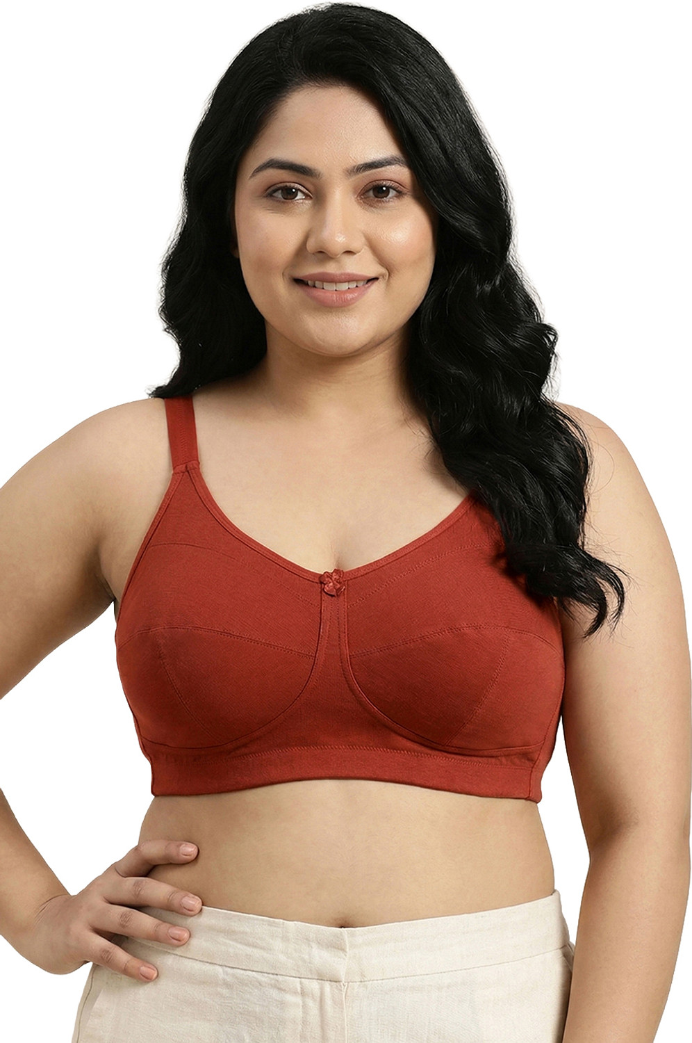 Image of ZIVAME Women Full Coverage Lightly Padded Bra (Blue)