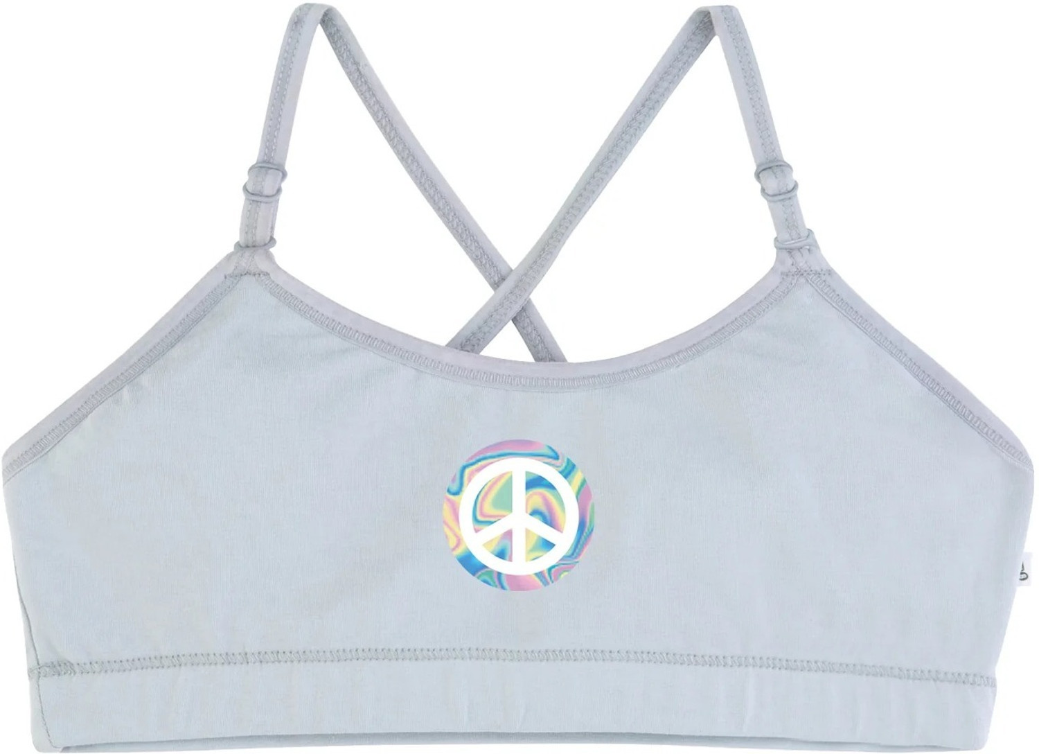 Image of YouGotPlanB Pack of 3 Girls Training /Beginners Non Padded Bra (Multicolor)