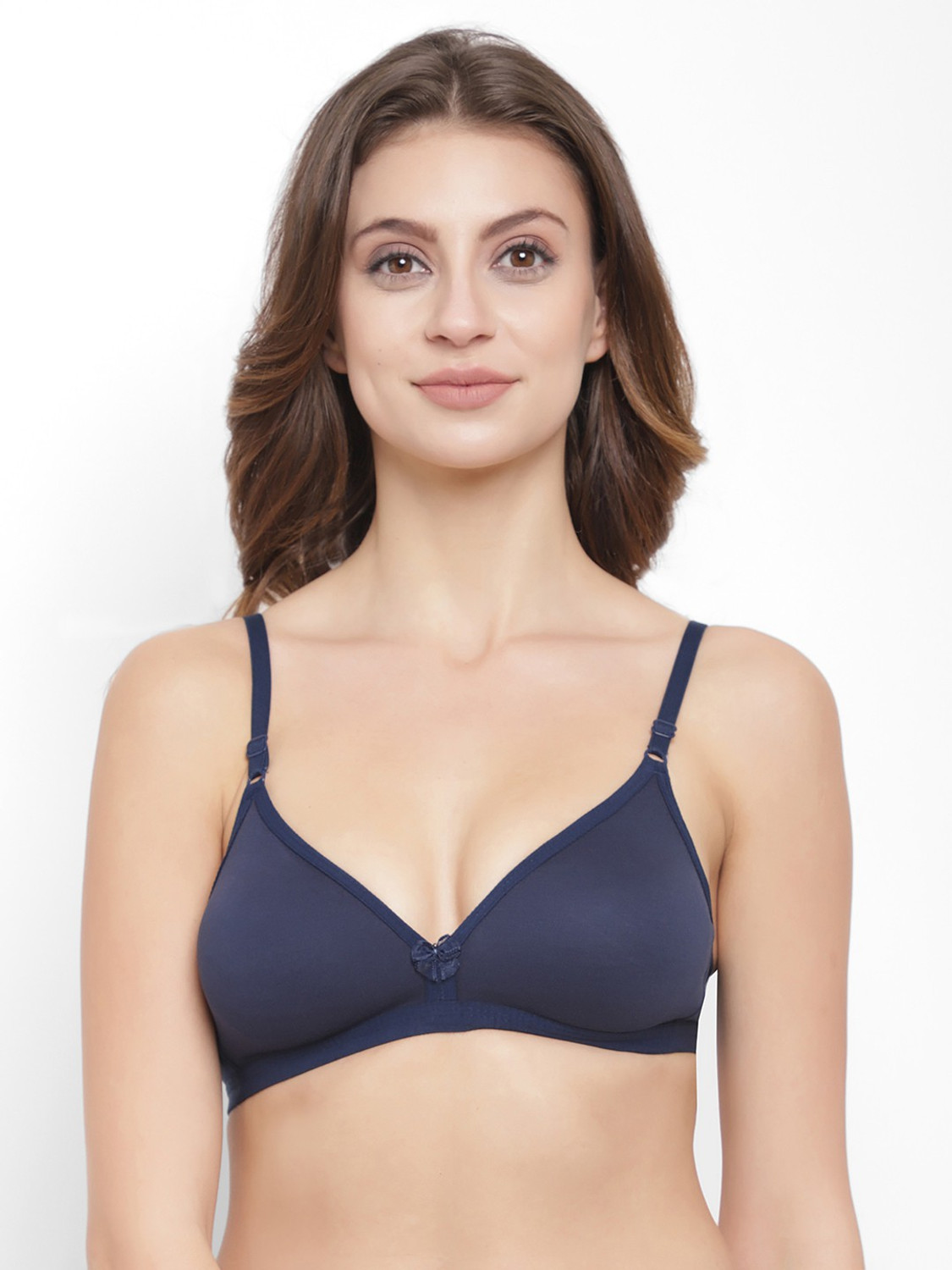 Image of Floret Women T-Shirt Non Padded Bra (White)