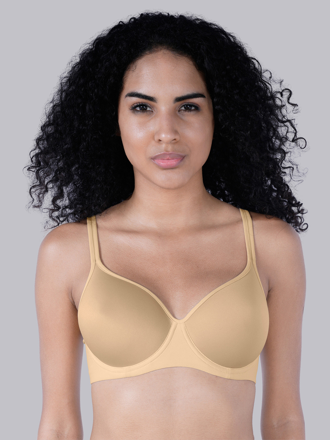 Image of ZIVAME Women Full Coverage Lightly Padded Bra (Blue)