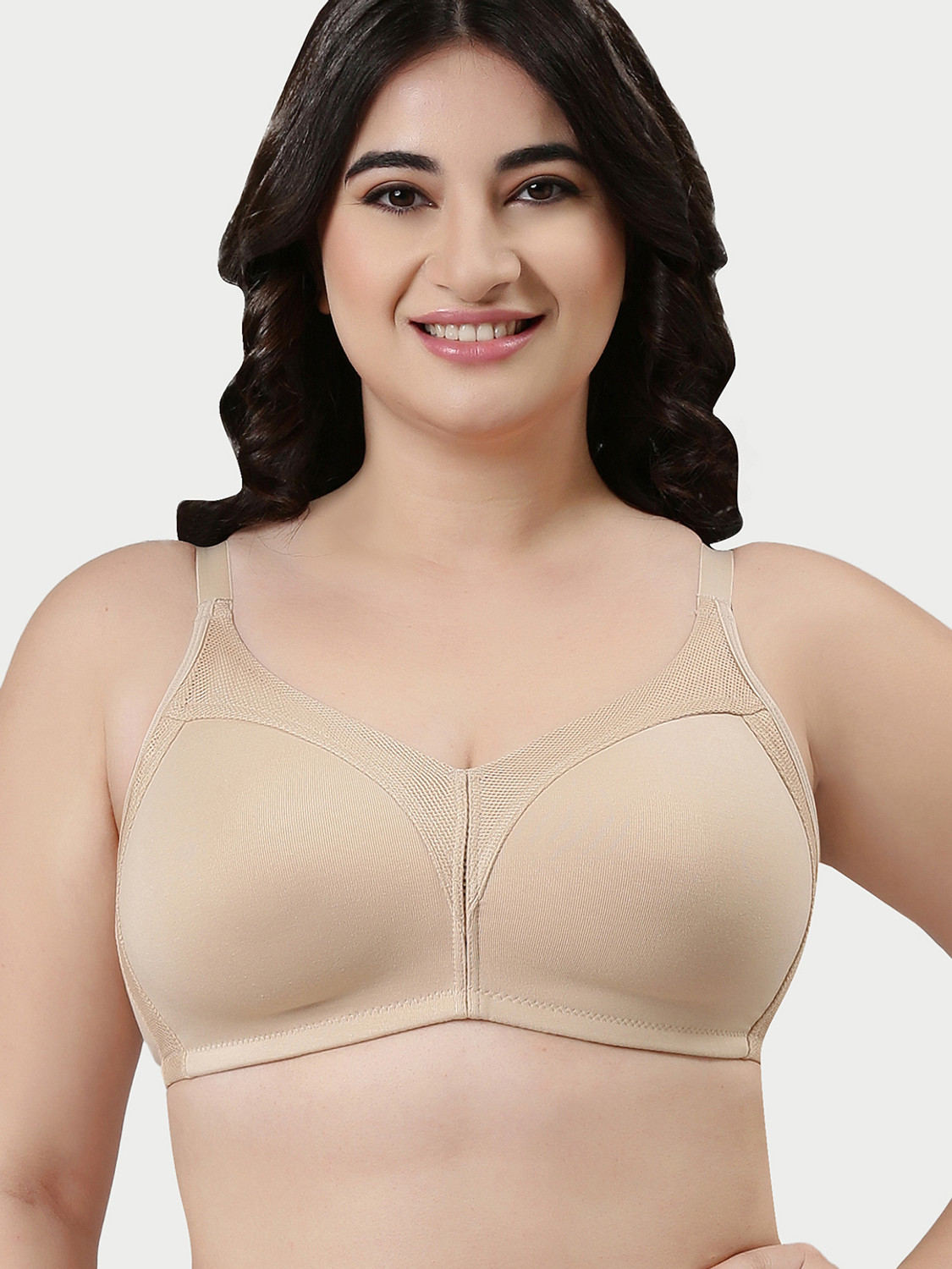 Image of VAN HEUSEN Women Full Coverage Non Padded Bra (Red)