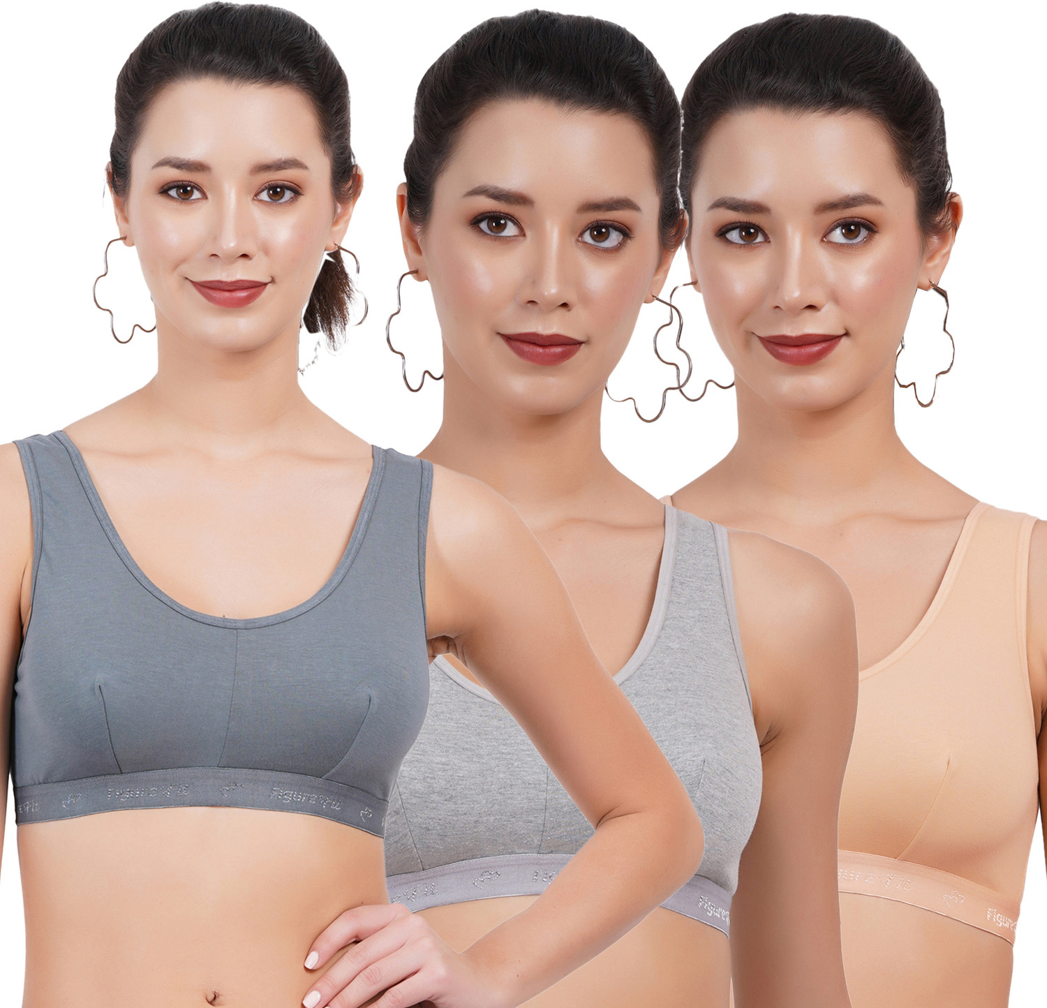 Image of Kesar Lingeries Women Sports Lightly Padded Bra (Light Green)