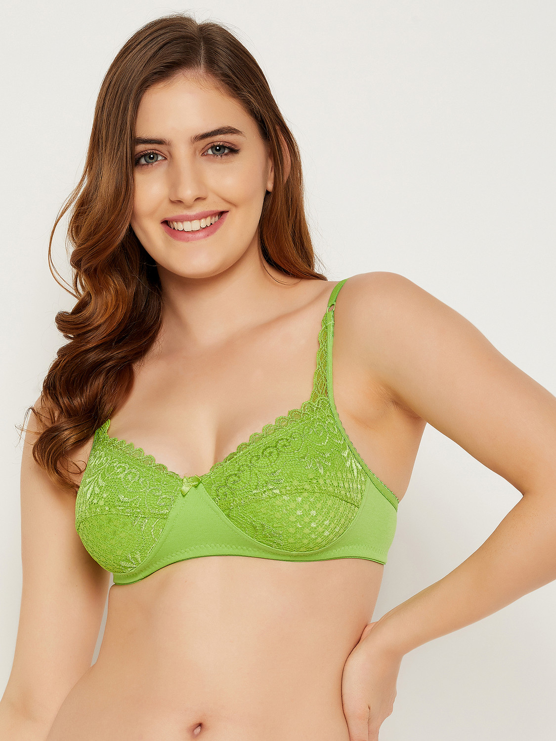 Image of Clovia Pack of 2 Women Full Coverage Non Padded Bra (Multicolor)