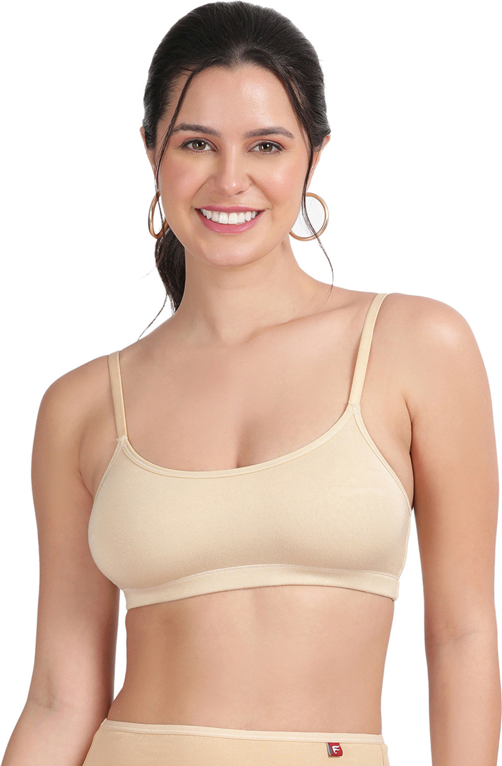 Image of VAN HEUSEN Women Cami Bra Non Padded Bra (Black)