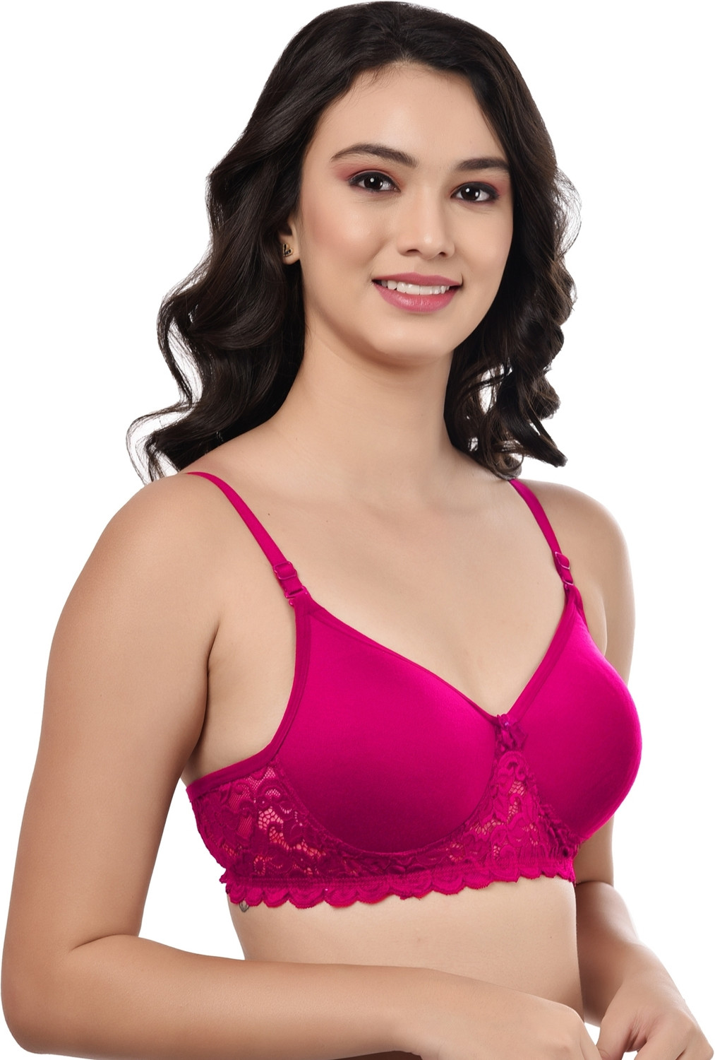 Image of BOOMSHY Pack of 3 Women Full Coverage Heavily Padded Bra (Multicolor)