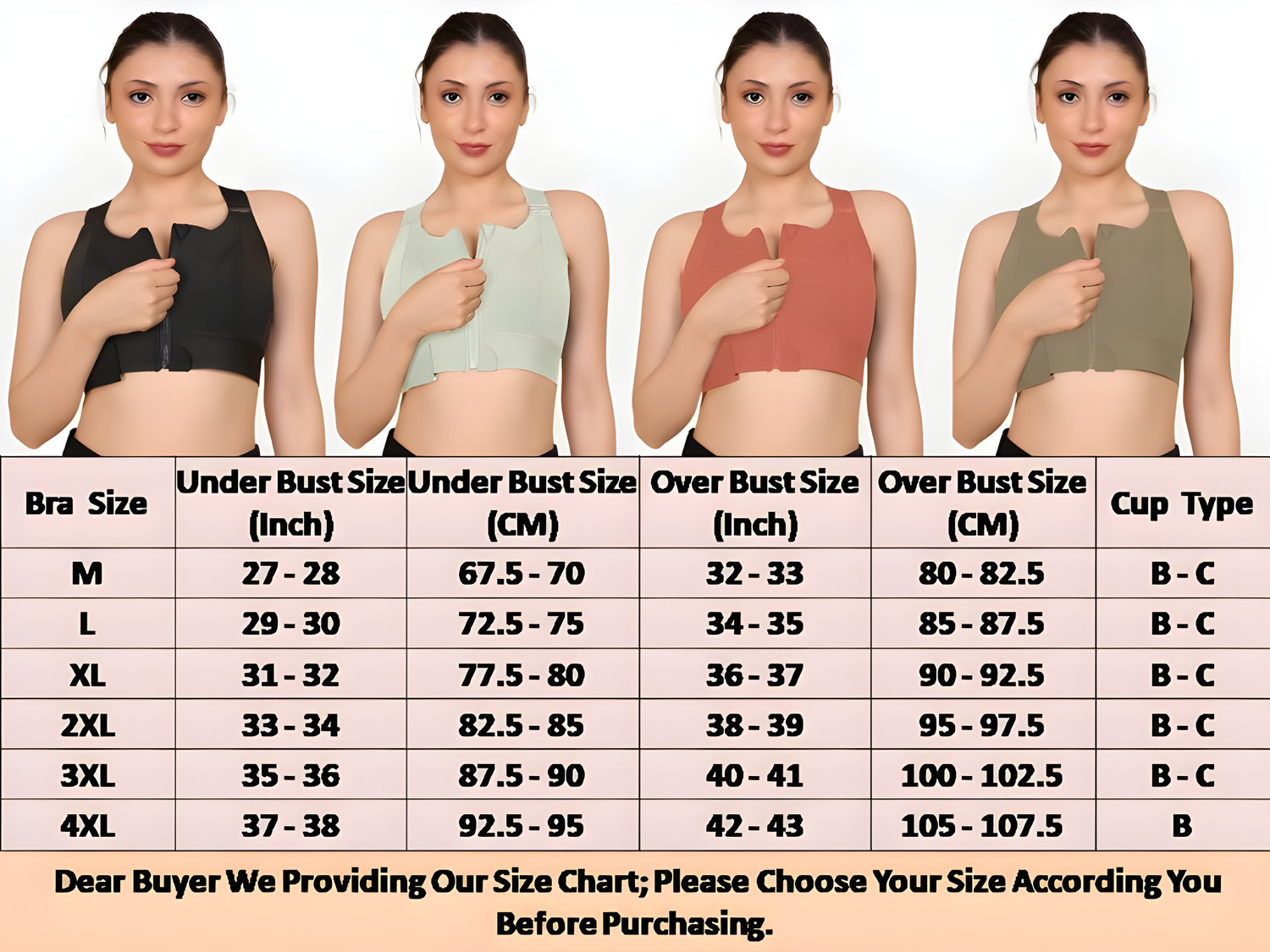 Image of EYEOFPANTHER Women Sports Lightly Padded Bra (Black)