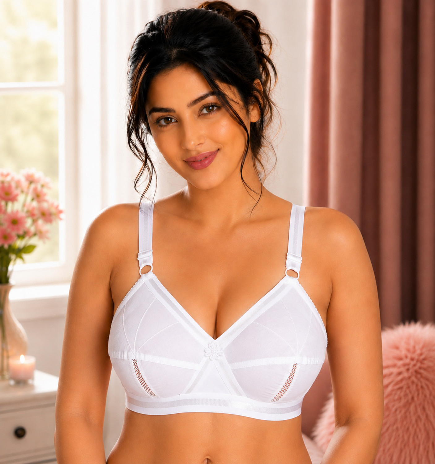 Image of JULIET Women Everyday Non Padded Bra (Black)