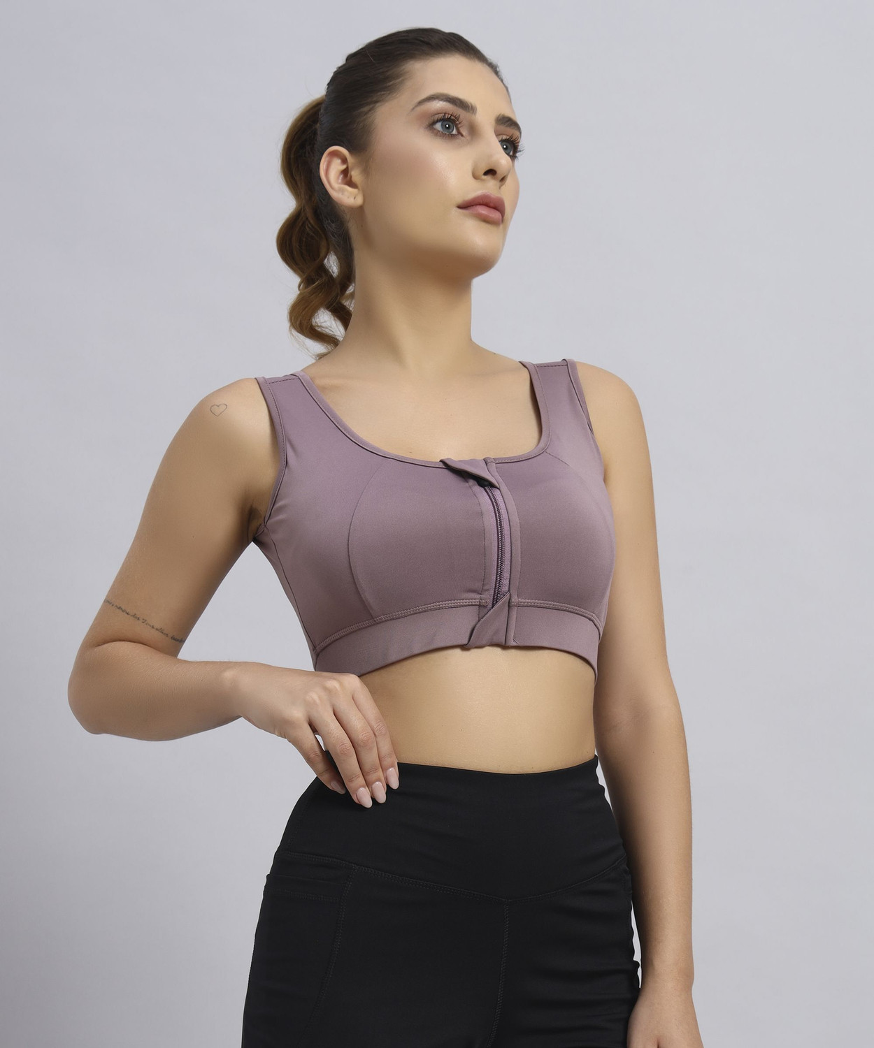 Image of BEING RUNNER Women Sports Heavily Padded Bra (Pink)