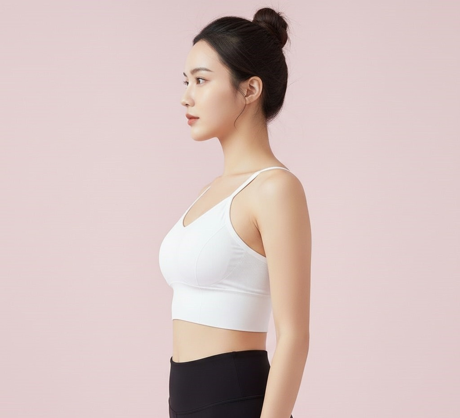 Image of Fixfolk Pack of 3 Women Sports Lightly Padded Bra (Multicolor)