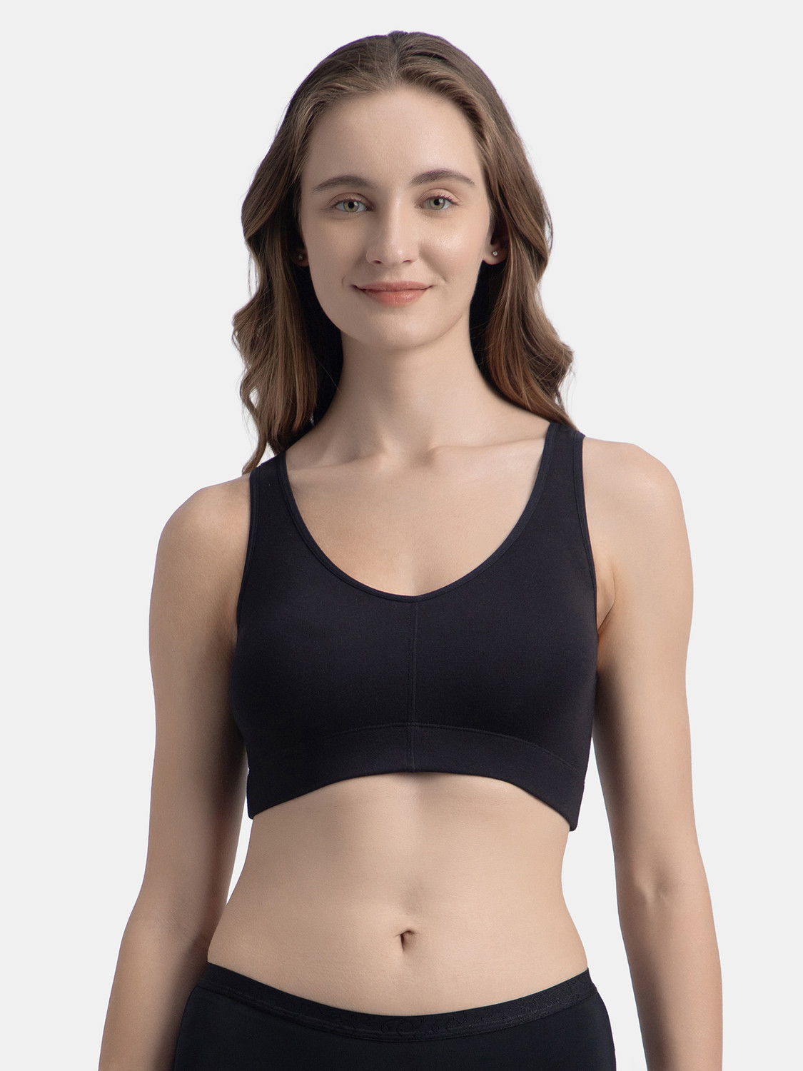 Image of ZIVAME Women Full Coverage Lightly Padded Bra (Blue)