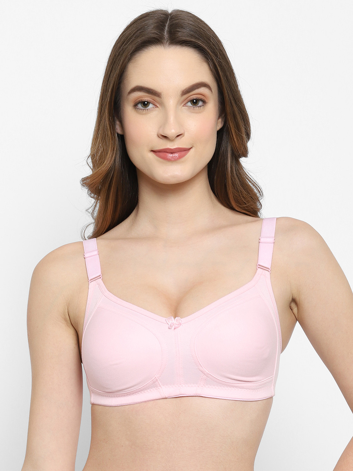 Image of Floret Women Minimizer Non Padded Bra (Yellow)