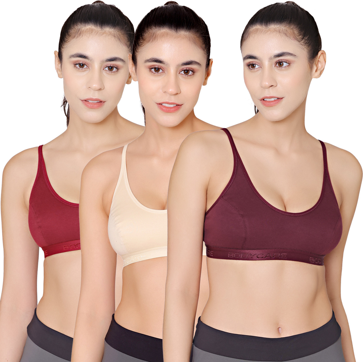 Image of Kesar Lingeries Women Sports Lightly Padded Bra (Light Green)