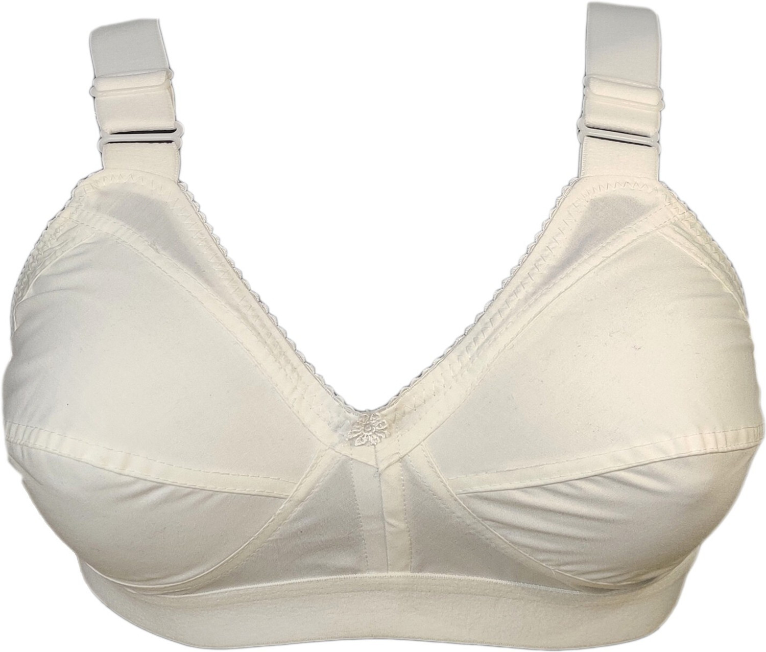 Image of Fabme Women Full Coverage Non Padded Bra (White)