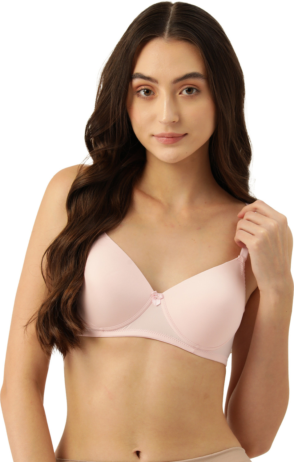 Image of Dressberry Women T-Shirt Lightly Padded Bra (Dark Blue)