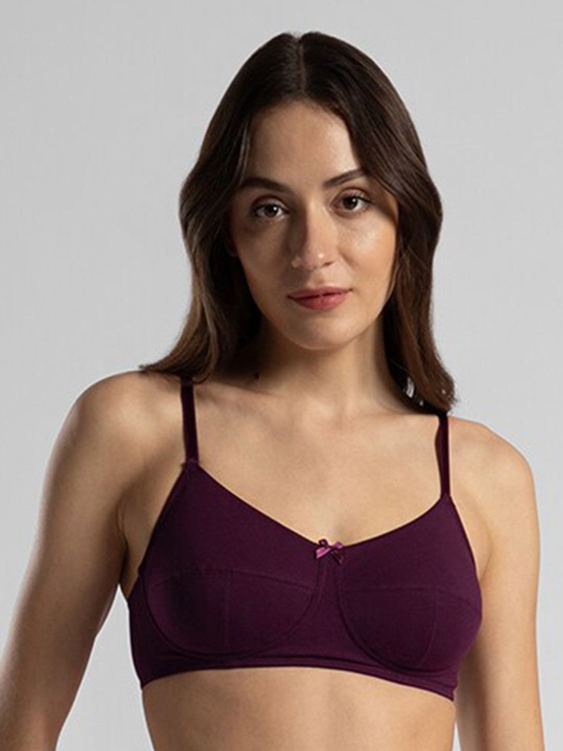 Image of VAN HEUSEN Women Full Coverage Non Padded Bra (Beige)