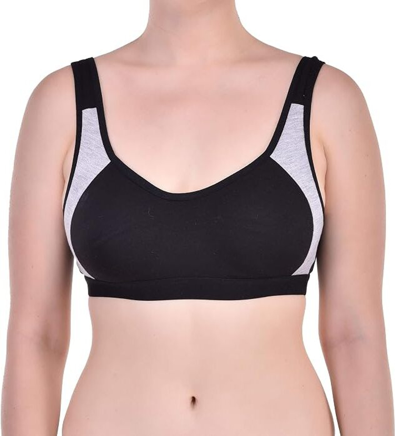 Image of Fabme Women Full Coverage Non Padded Bra (Orange)