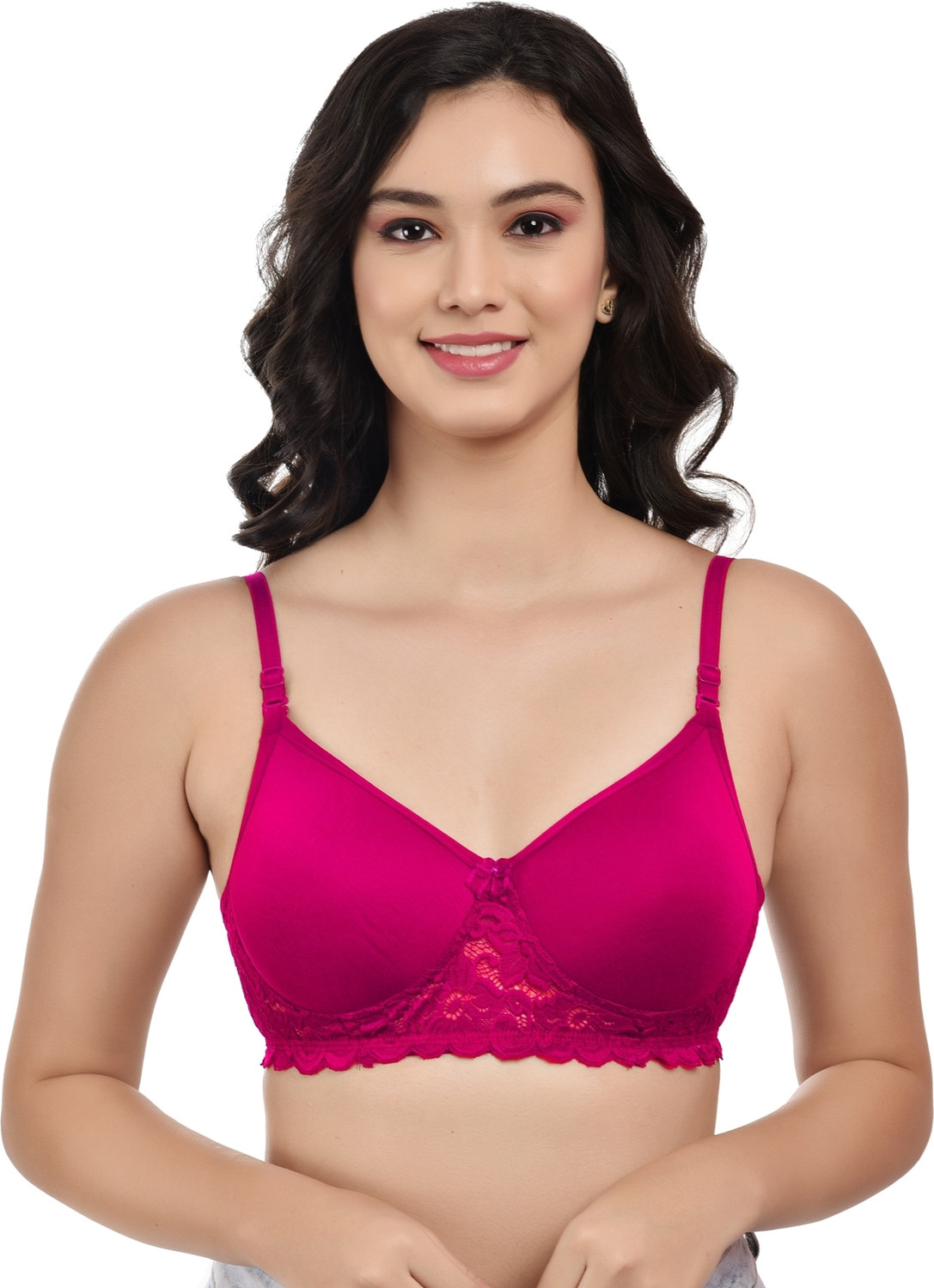 Image of BOOMSHY Pack of 3 Women Full Coverage Heavily Padded Bra (Multicolor)