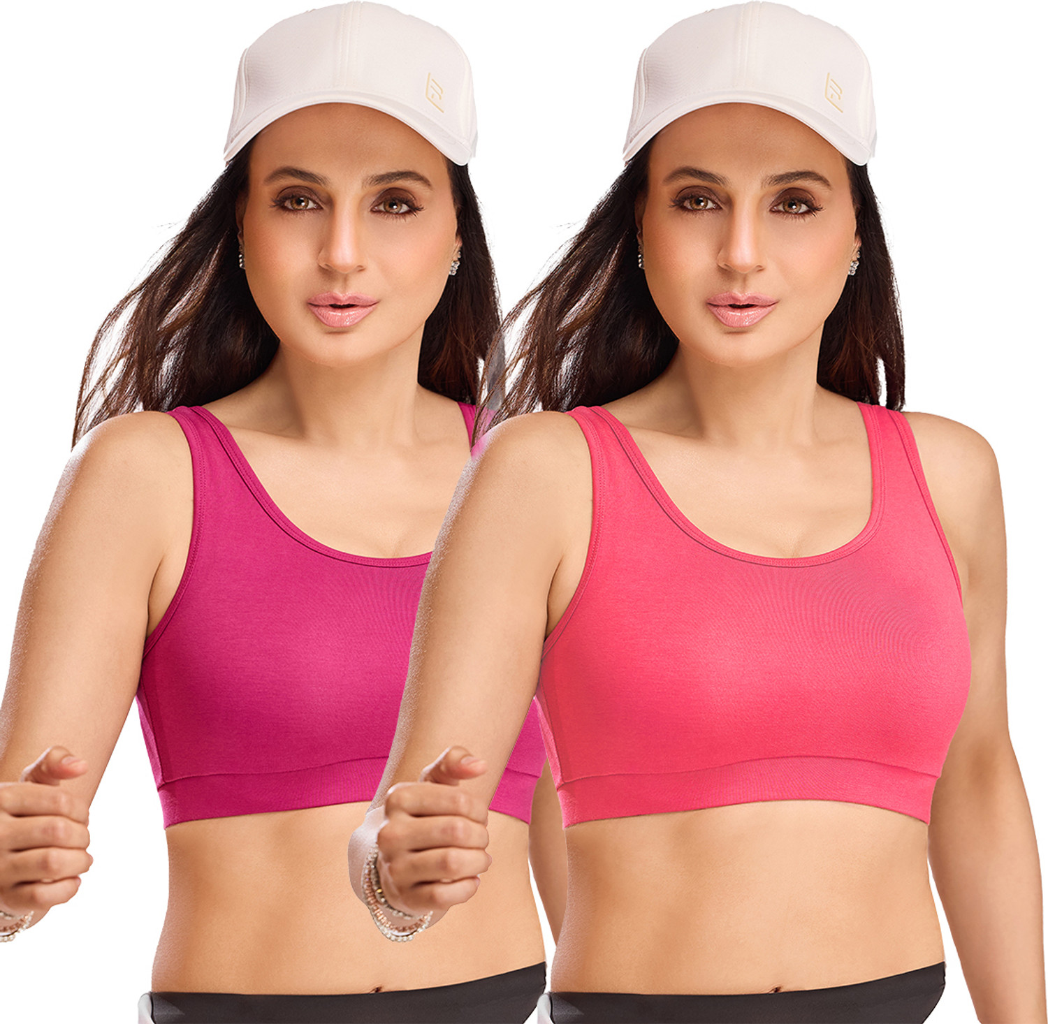 Image of VAN HEUSEN Women Cami Bra Non Padded Bra (Black)
