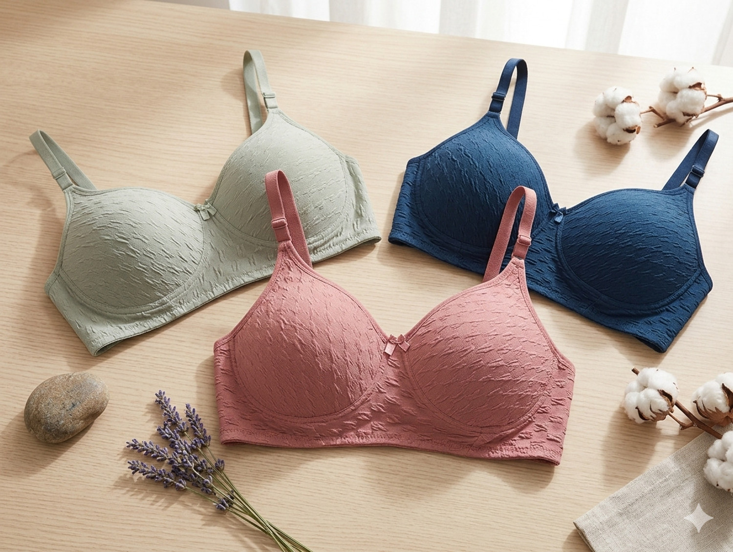 Extoes 3-Pack Women Lightly Padded Bras Pack of 3 - Image 6