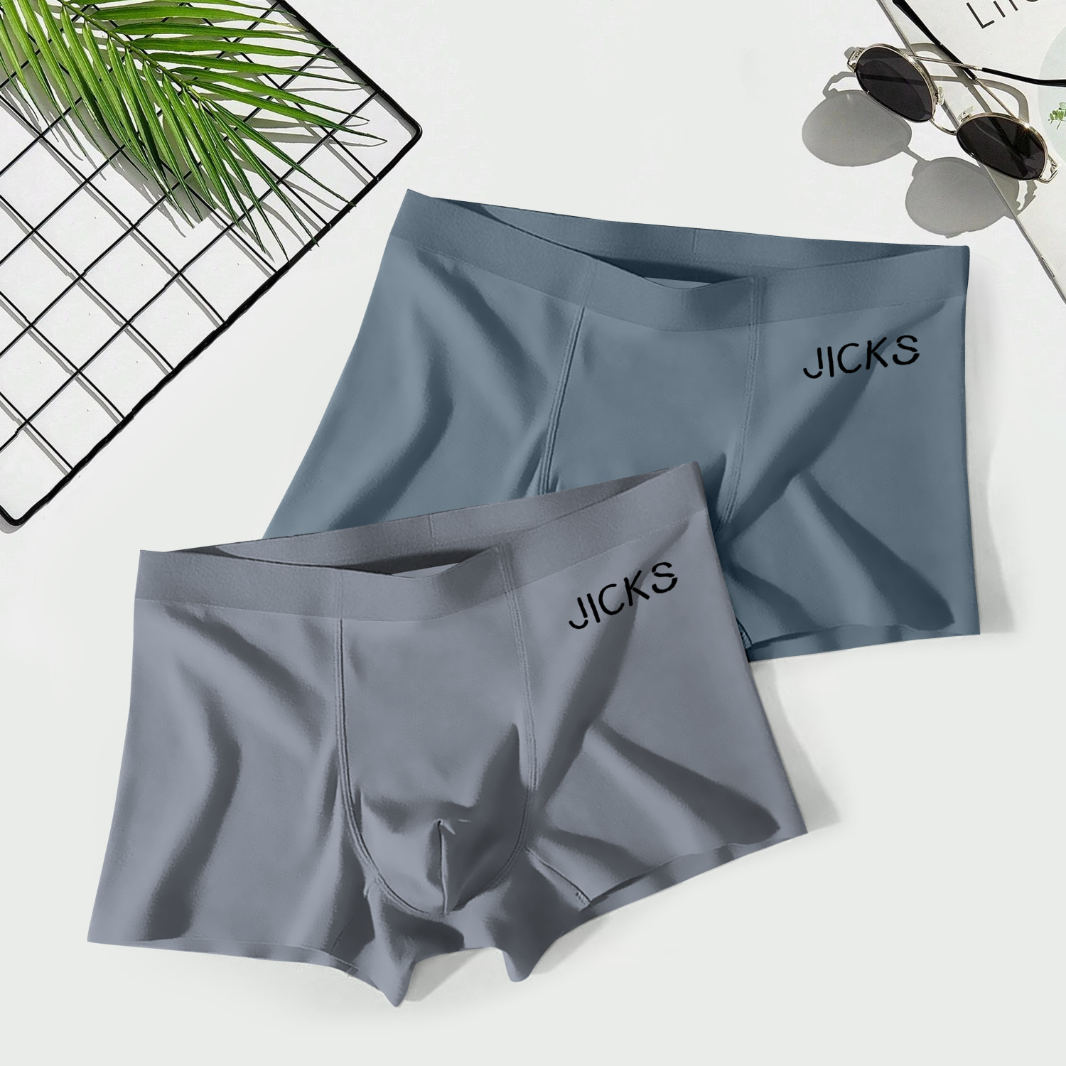 Image of Dasens Pack of 3 Solid Men Trunk