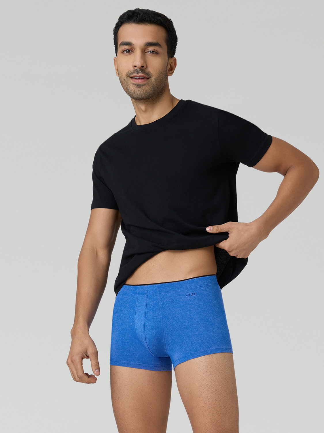 Image of XYXX Pack of 1 UNO Medley Underwear IntelliSoft Micro Modal Solid Men Trunk