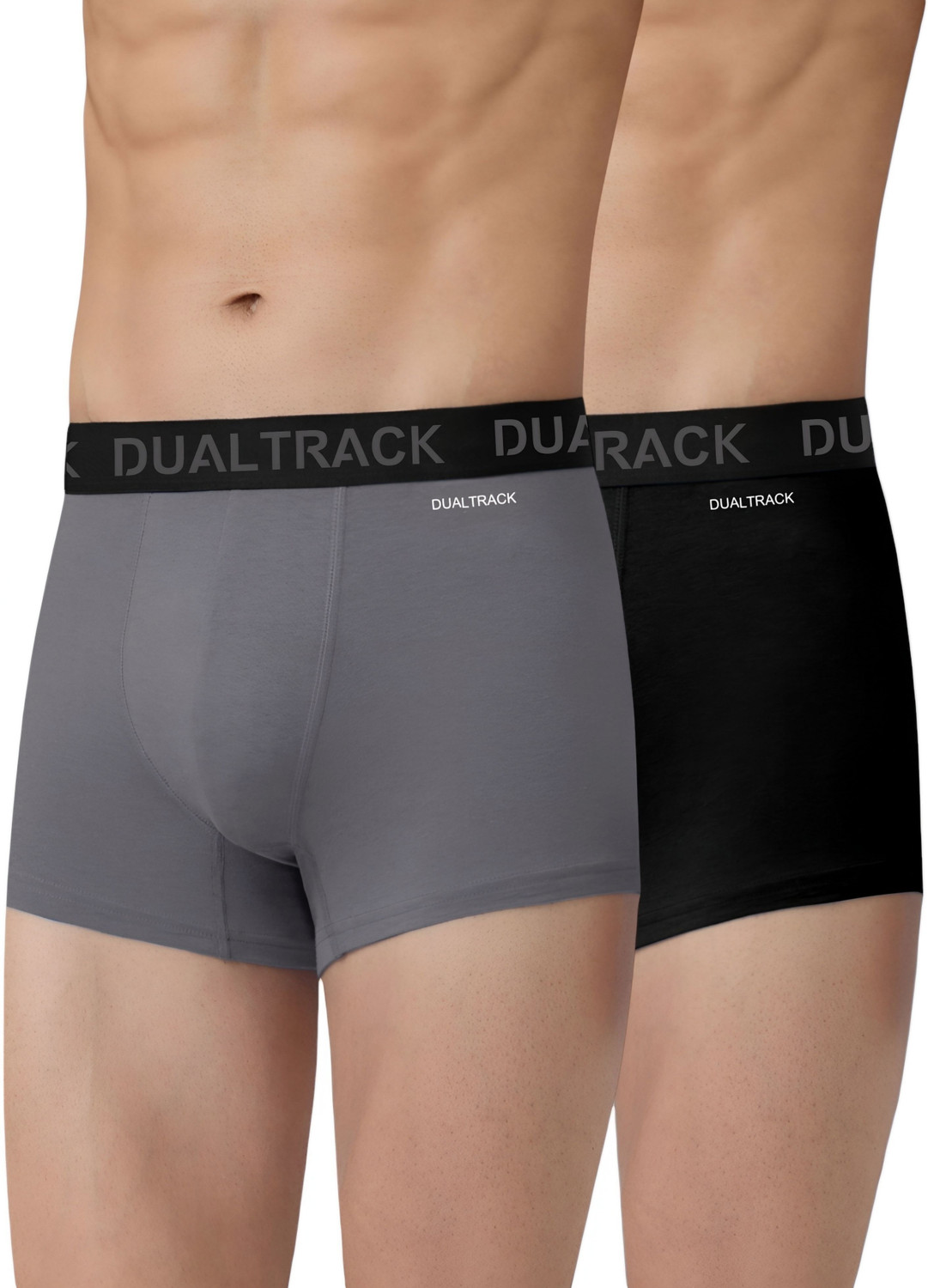 Image of DUALTRACK Pack of 3 Solid Men Trunk