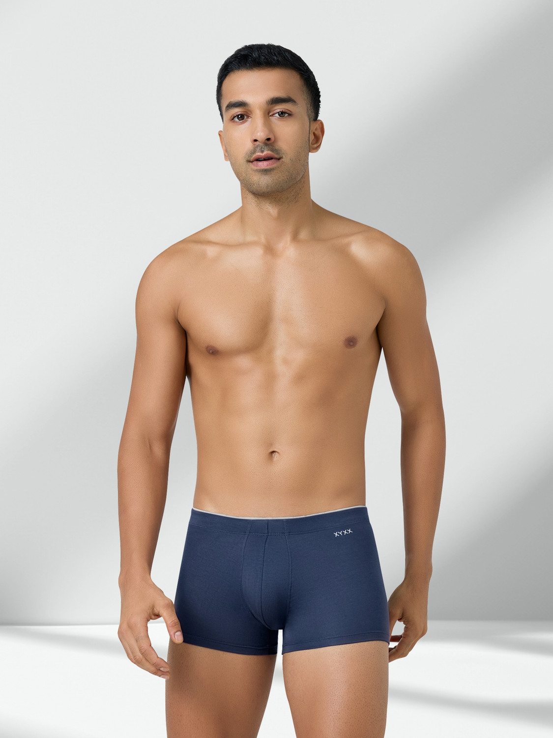 Image of XYXX Pack of 1 UNO Medley Underwear IntelliSoft Micro Modal Solid Men Trunk