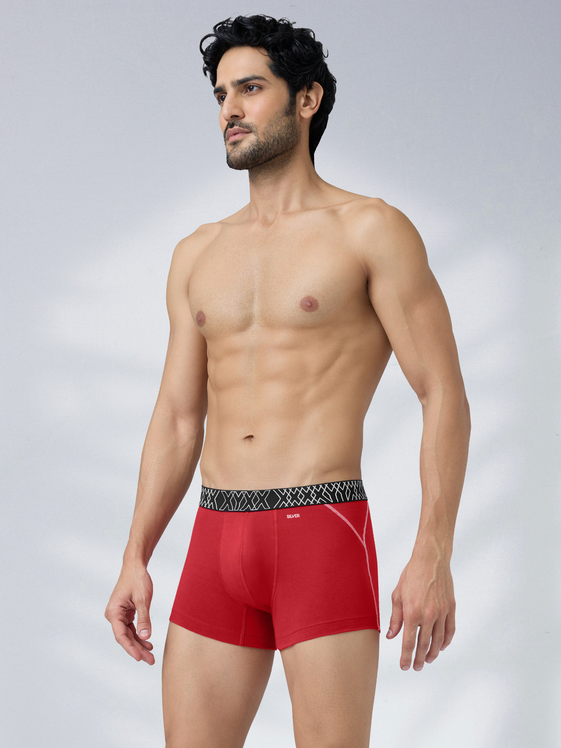 Image of XYXX Pack of 3 Illuminati Intellisoft Micro Modal Color Blocked Solid Men Trunk