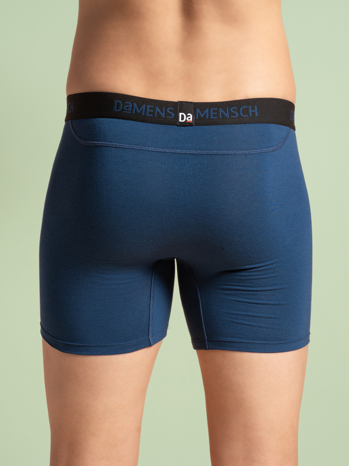 Image of Damensch Pack of 3 Feel Mint Cotton Anti-Bacterial Solid Men Trunk
