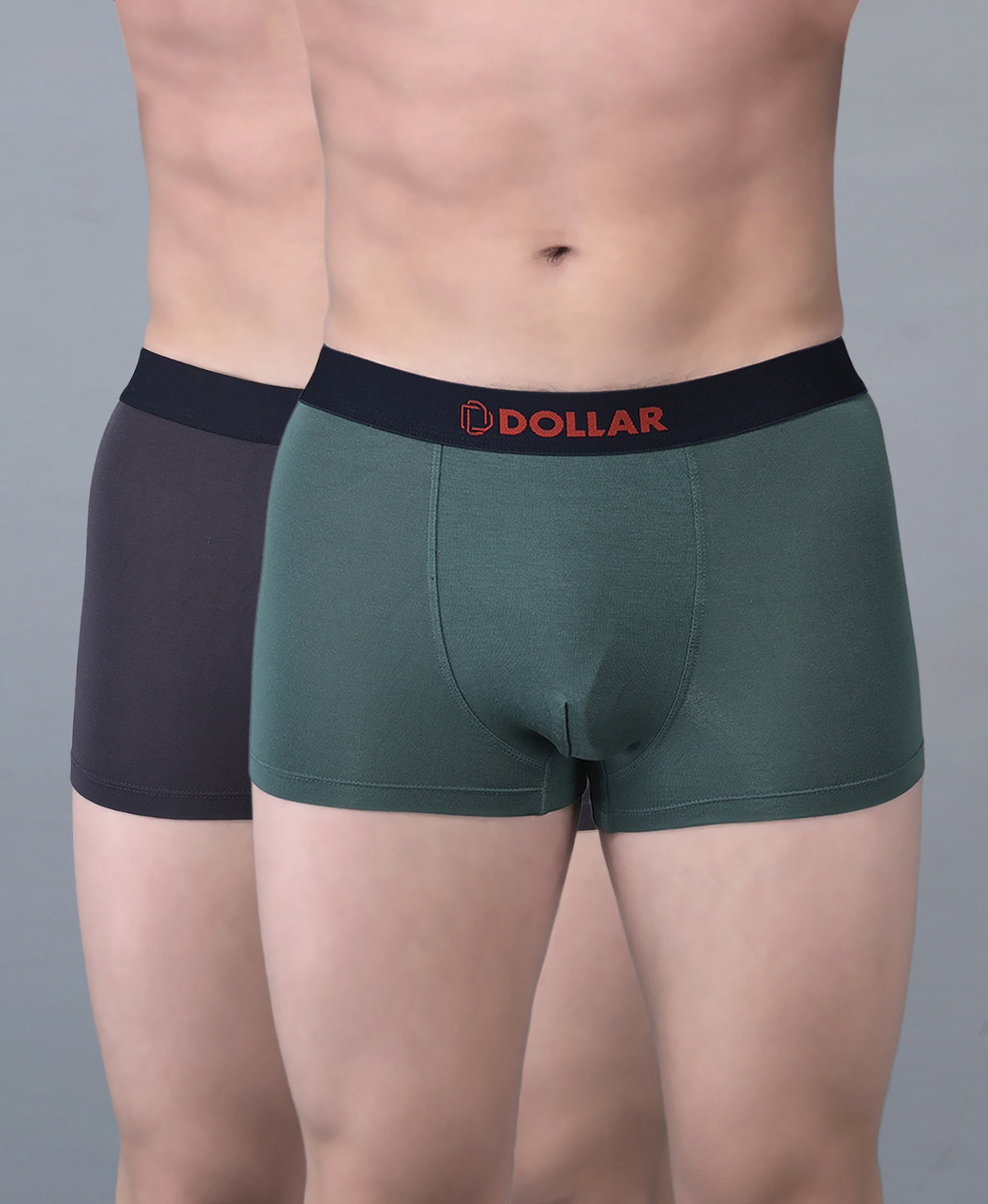 Image of Bummer Pack of 2 Micro Modal Underwear, Soft and Brethable Printed Men Trunk