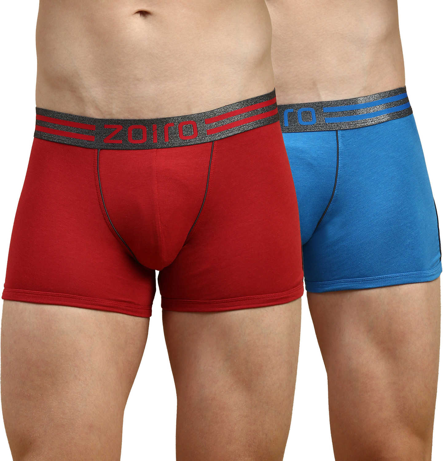 Image of ZOIRO Pack of 2 Solid Men Trunk