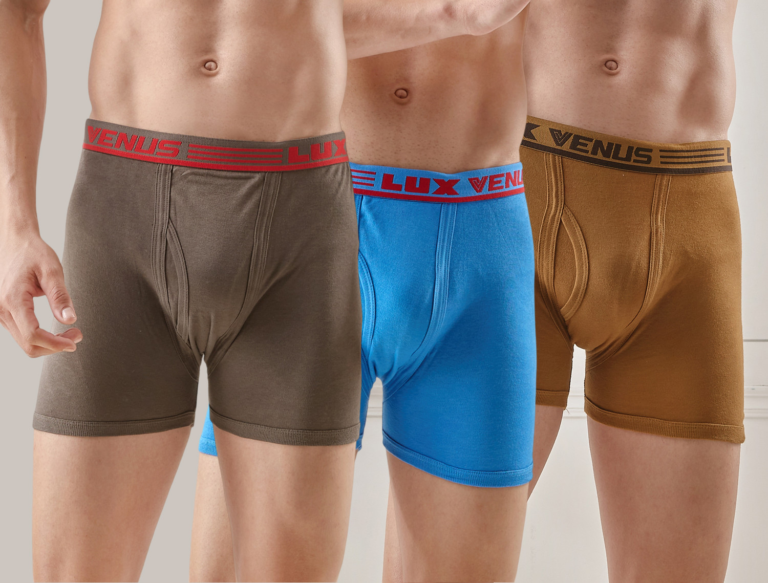 Image of Lux Venus Pack of 3 Men Trunk