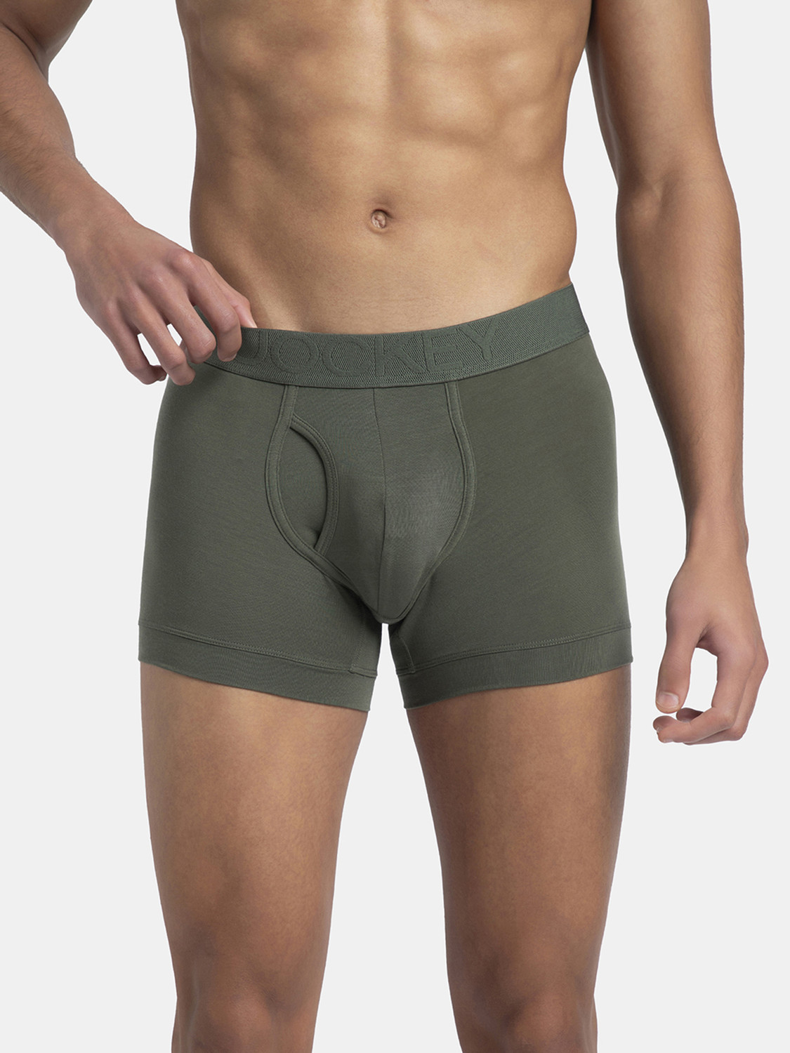 Image of XYXX Pack of 2 Uno Intellisoft Micro Modal Solid Men Trunk