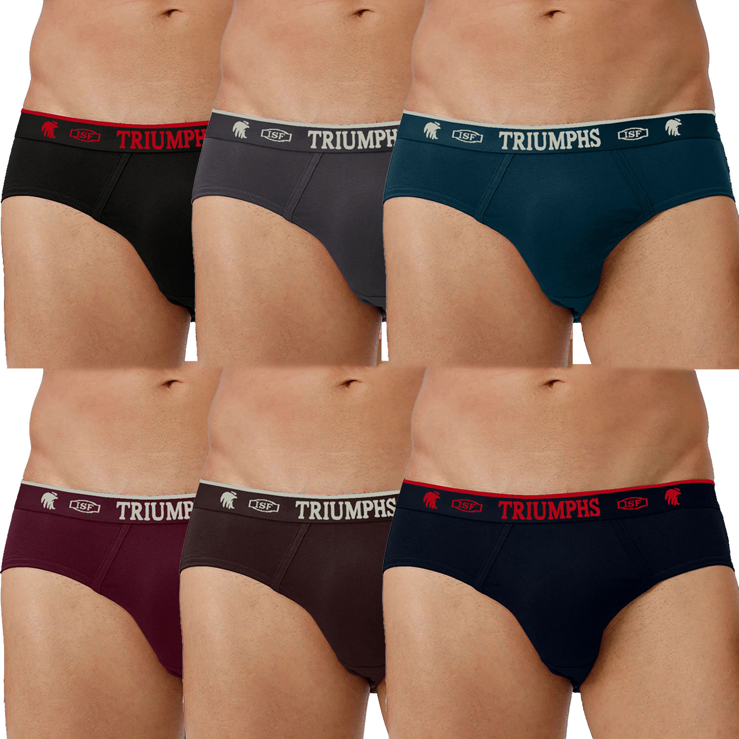 Image of WYATT Pack of 5 Printed Men Brief