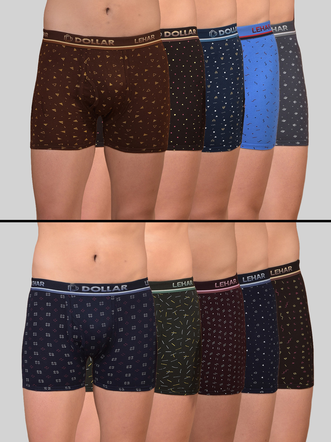 Image of Dollar Pack of 4 Printed Men Trunk