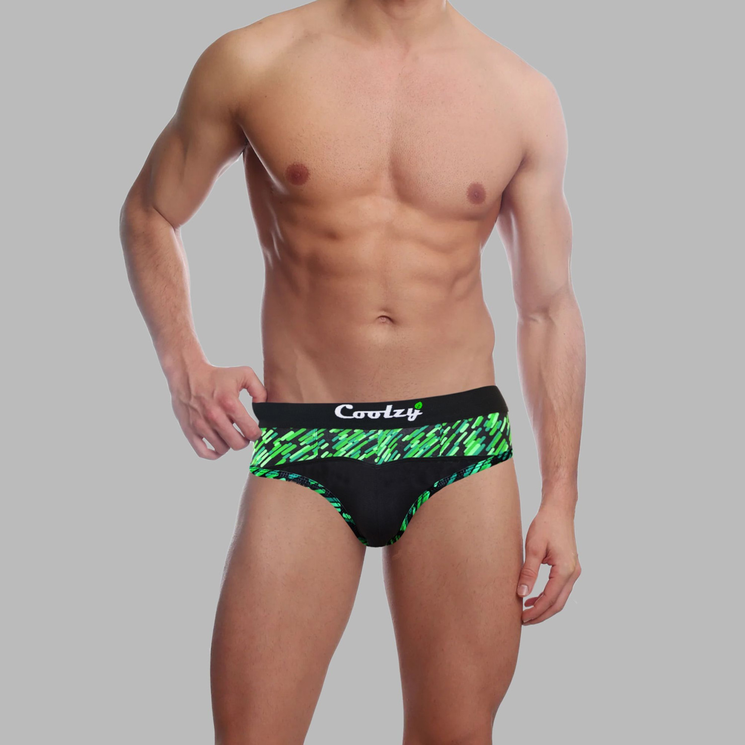 Image of COOLZY Pack of 3 Printed Men Brief