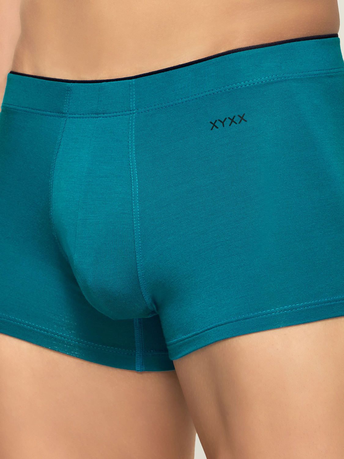 Image of XYXX Pack of 2 Uno Intellisoft Micro Modal Solid Men Trunk