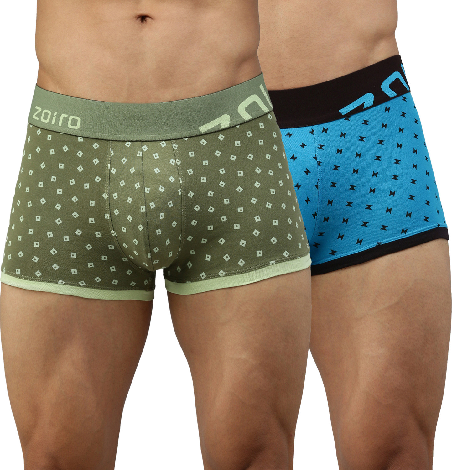 Image of ZOIRO Pack of 2 Solid Men Trunk