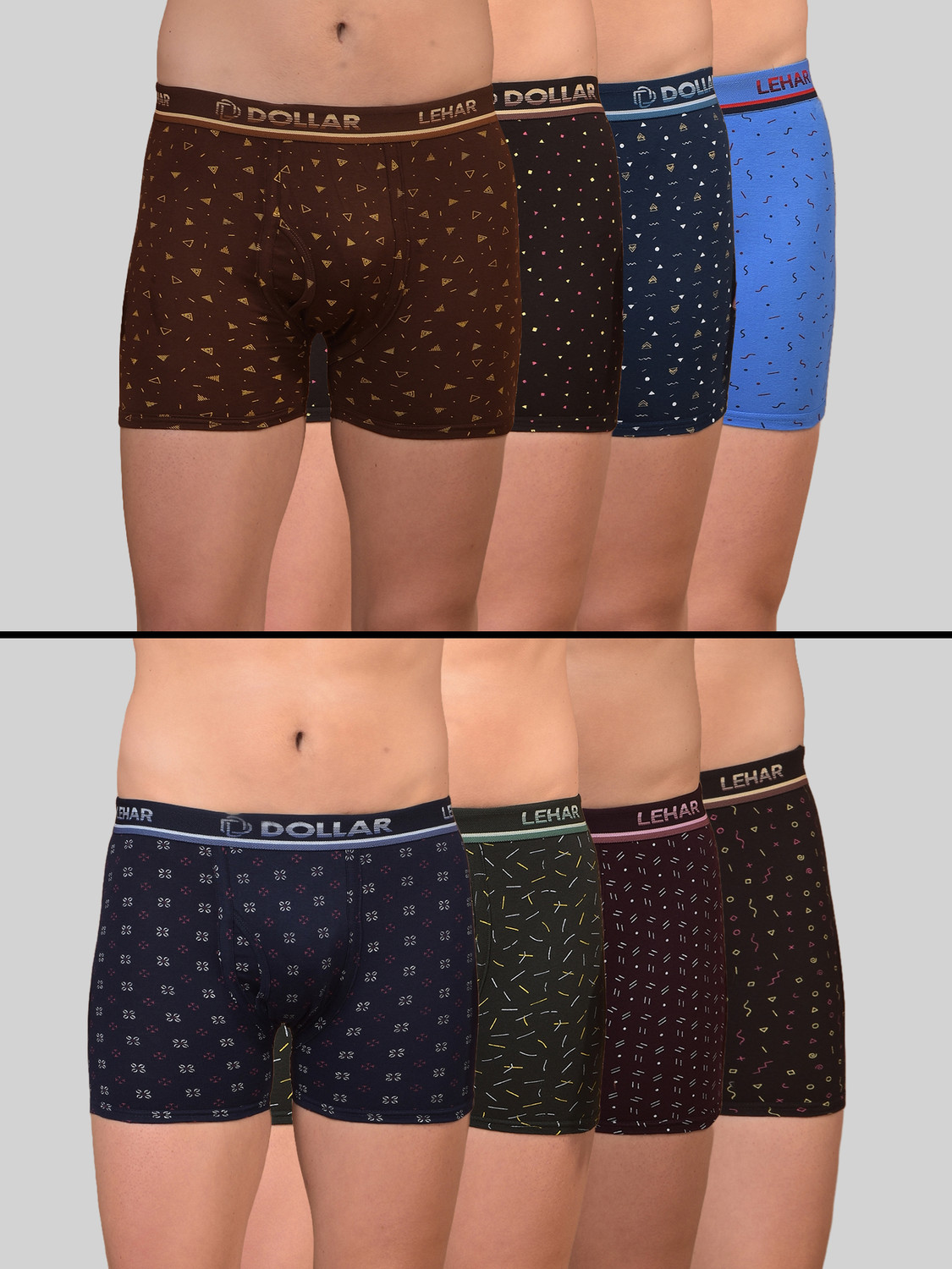 Image of Dollar Pack of 4 Printed Men Trunk