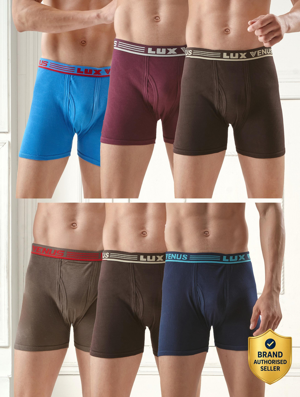 Image of Lux Venus Pack of 3 Men Trunk