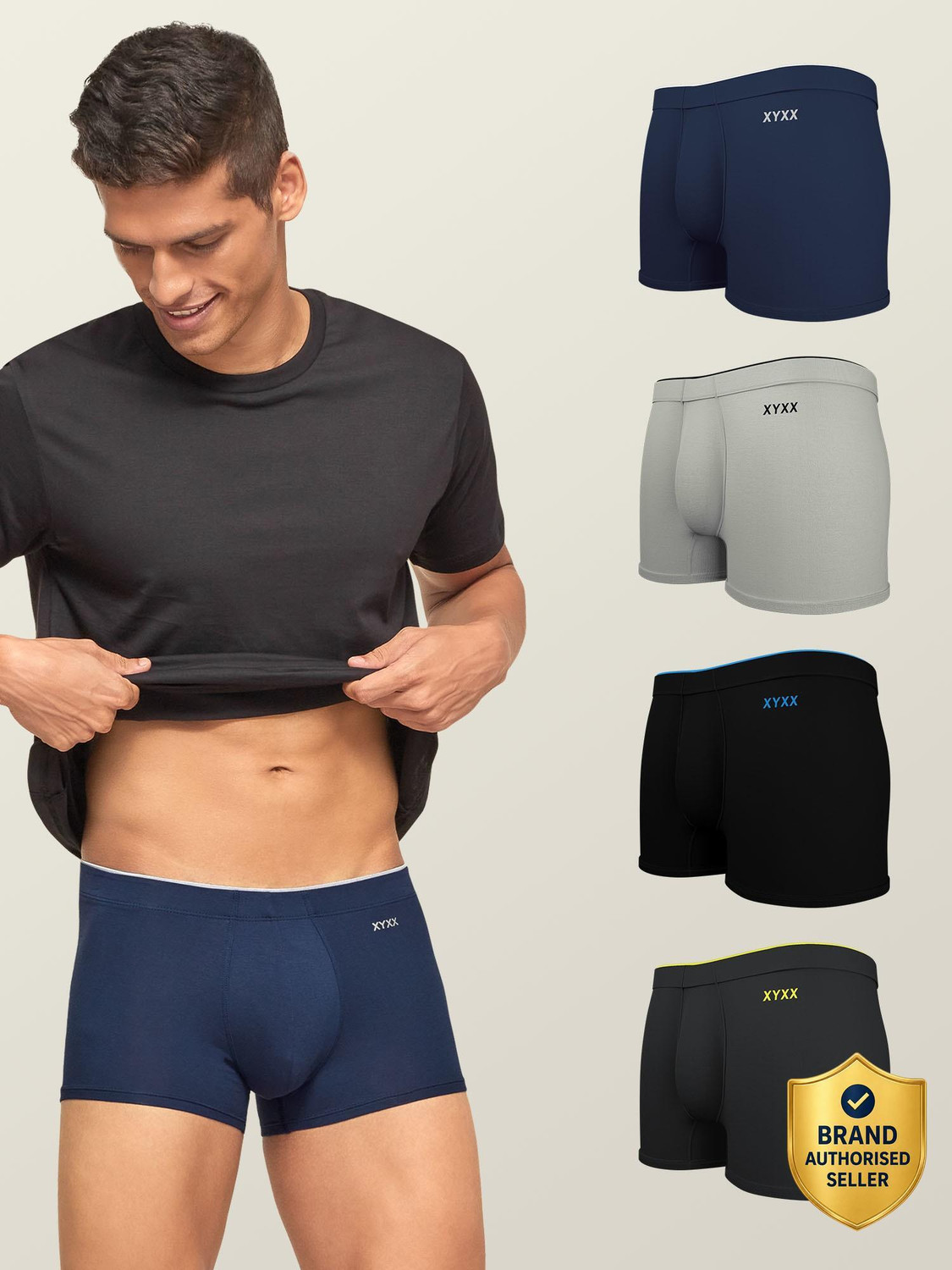 XYXX Men Uno Intellisoft Micro Modal Solid Brief Pack of 5 - Image 6