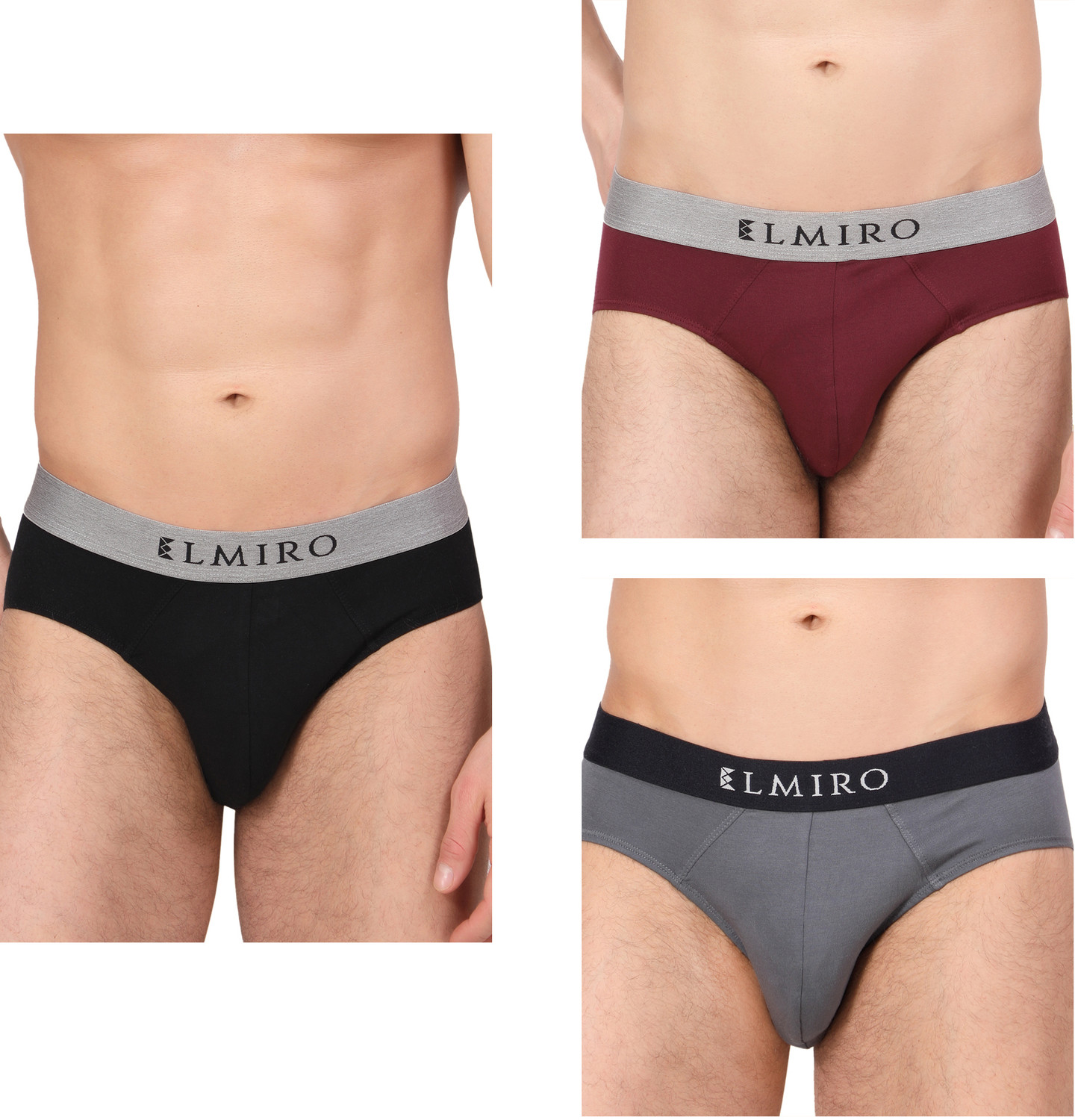 Image of COOLZY Pack of 3 Printed Men Brief