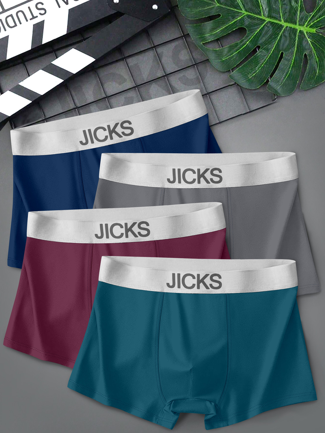 Image of jicks Pack of 4 Men Brief