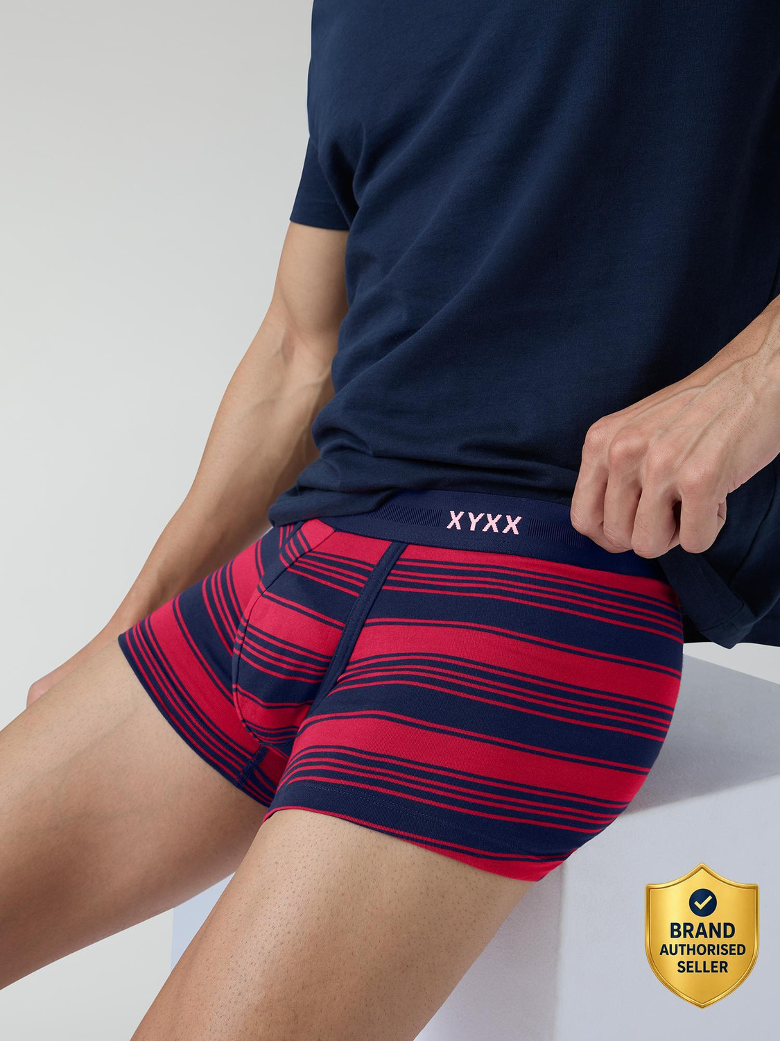 Image of XYXX Pack of 2 Uno Intellisoft Micro Modal Solid Men Trunk