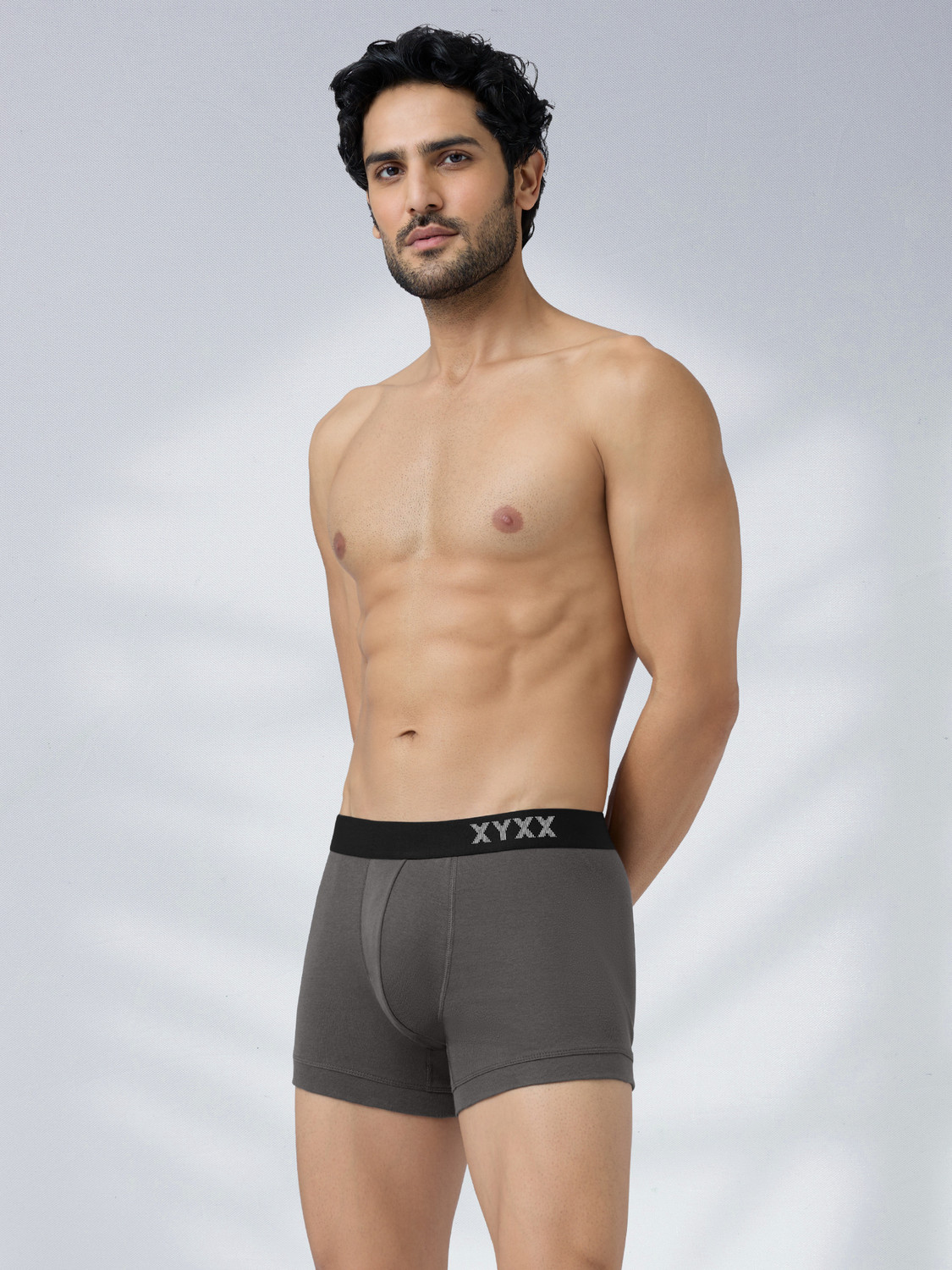 Image of XYXX Pack of 1 UNO Medley Underwear IntelliSoft Micro Modal Solid Men Trunk
