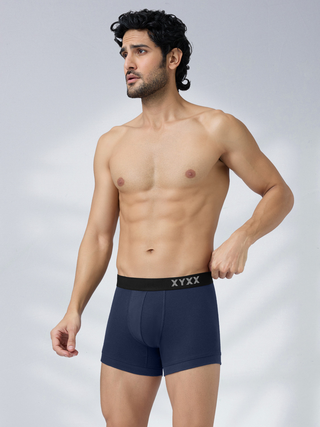 Image of XYXX Pack of 1 UNO Medley Underwear IntelliSoft Micro Modal Solid Men Trunk